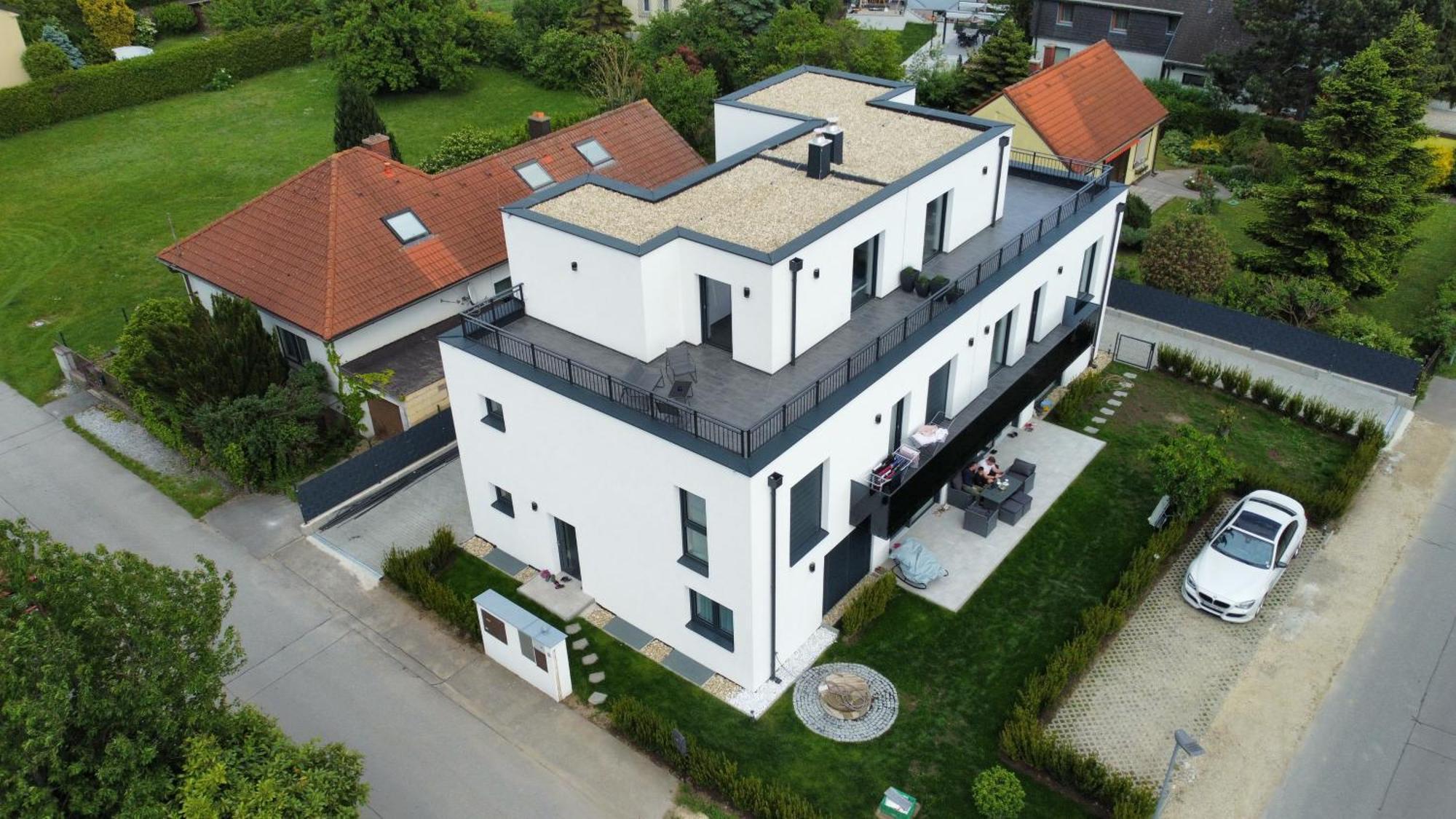 Ferienwohnung Weisses Haus Gerasdorf bei Wien Exterior foto