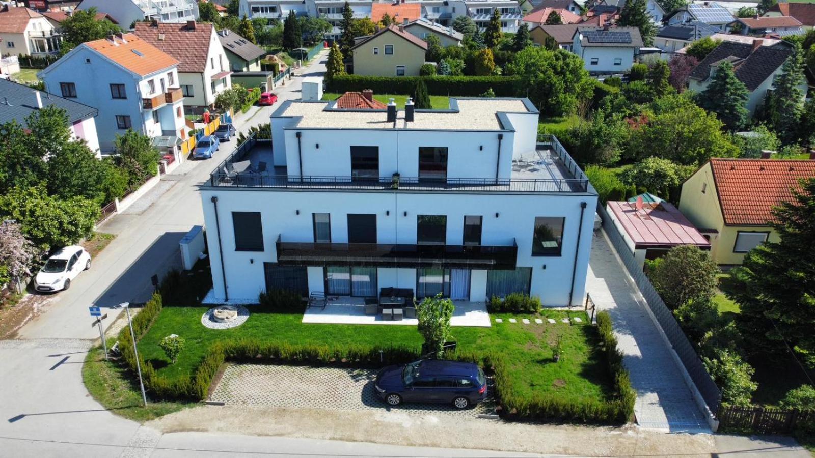 Ferienwohnung Weisses Haus Gerasdorf bei Wien Exterior foto